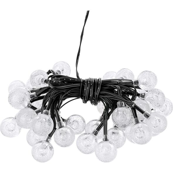Saska Garden LAMPA SOLARNA OGRODOWA GIRLANDA ŁAŃCUCH SOLARNY 6M 40LED