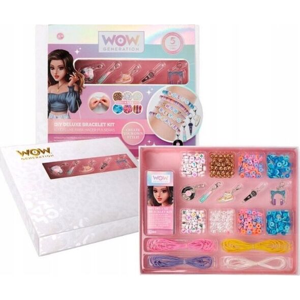 Zestaw Deluxe kreatywny z 5 metalowymi zawieszkami do bransoletek WoW Generation WOW00005 Kids Euroswan