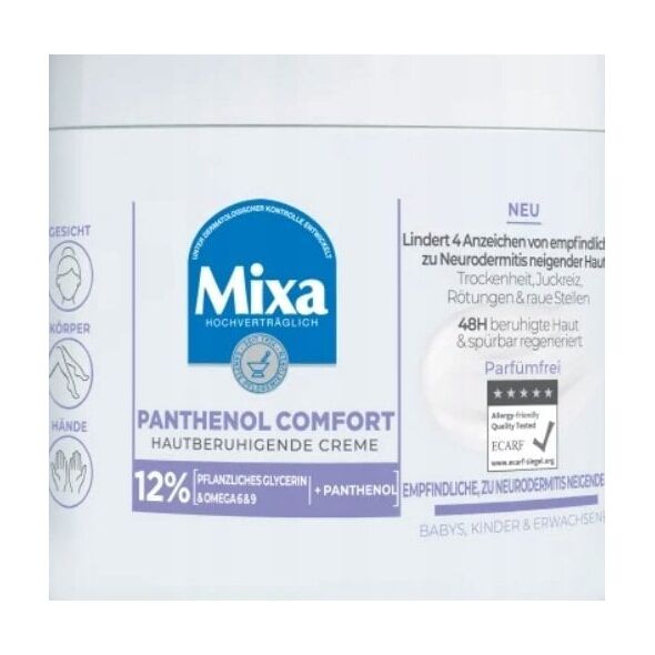 MIXA_Panthenol Comfort łagodzący krem do twarzy i ciała dla skóry atopowej 400ml