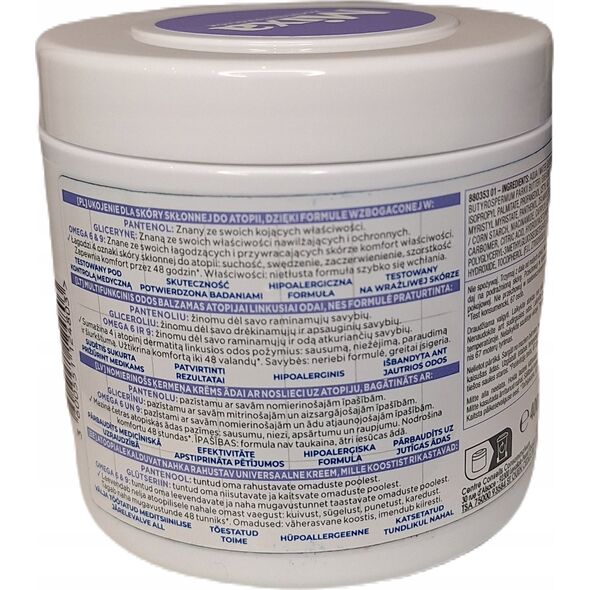 MIXA_Panthenol Comfort łagodzący krem do twarzy i ciała dla skóry atopowej 400ml