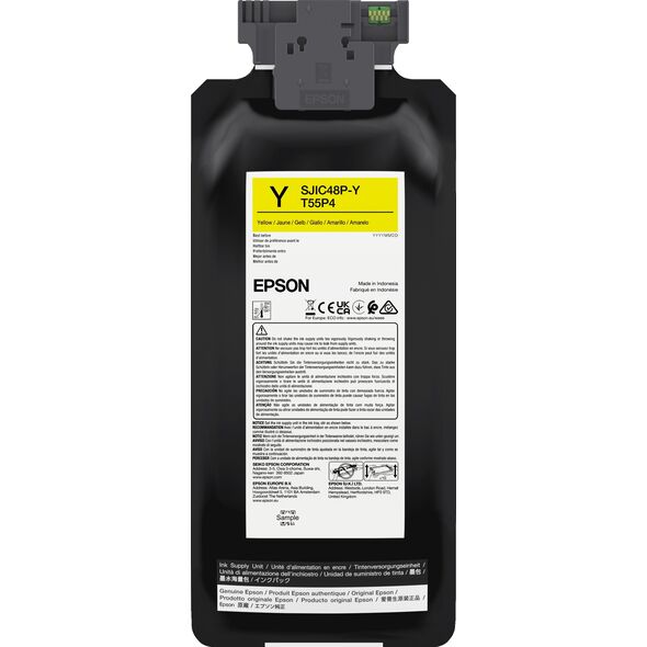 Brother Epson SJIC48P-Y nabój z tuszem 1 szt. Oryginalny Żółty