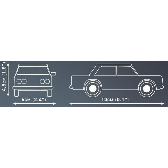 COBI 24588 Youngtimer FSO 125p 1.5 ME 106 kl