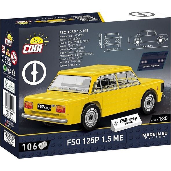 COBI 24588 Youngtimer FSO 125p 1.5 ME 106 kl