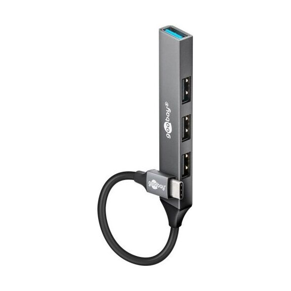Slim 4-portowy koncentrator USB, USB-C™ na USB-A, USB 3.2