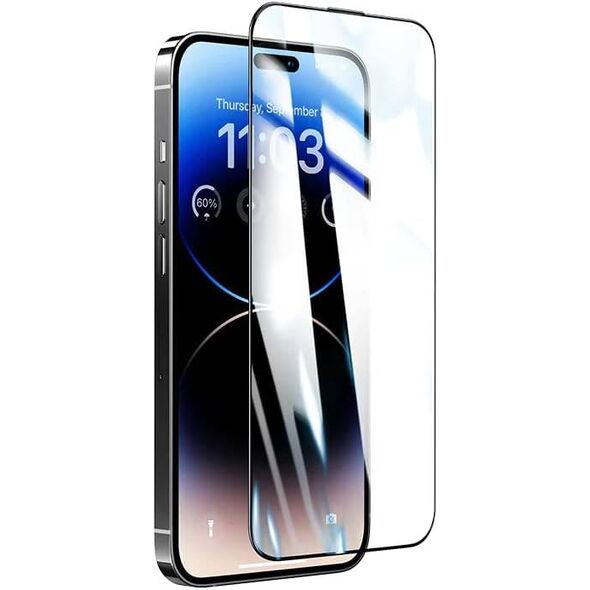 Tempered Glass APPLE IPHONE 15 MyScreen Diamond Glass Edge Full Glue Lite black 5904433224246
