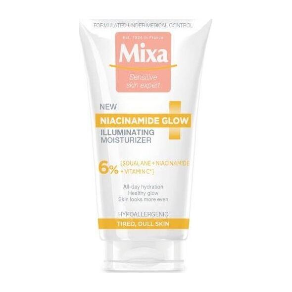 Mixa Niacinamide Glow rozświetlający krem nawilżający z niacynamidem i witaminą C 50ml