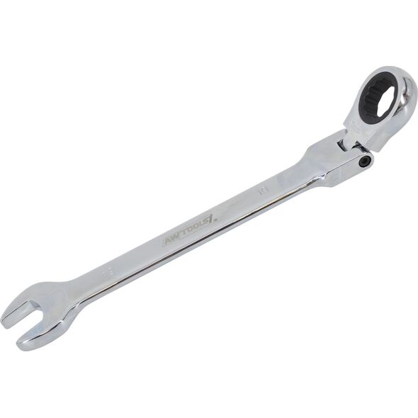AWTOOLS KLUCZ PŁASKO-OCZKOWY Z GRZECHOTKĄ PRZEGUBOWY 15mm