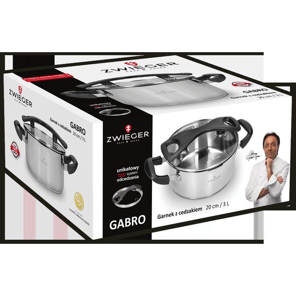 Lumarko Zwieger Gabro Garnek Z Cedzakiem 20cm Lumarko!