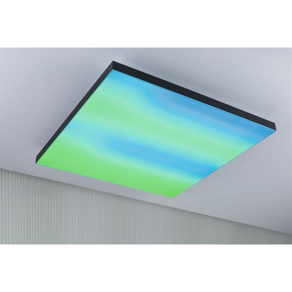 Lampa sufitowa Paulmann Panel Velora Rainbow 595x595mm 3520lm RGBW Czarny 230V