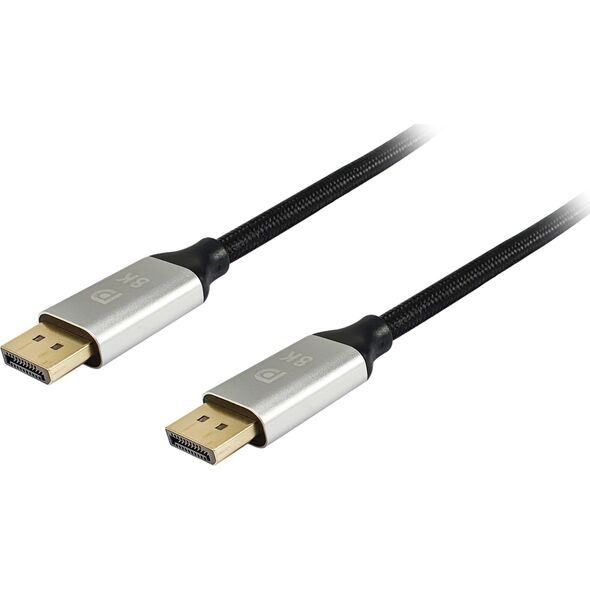 Equip 119263 kabel DisplayPort 3 m Aluminium, Czarny