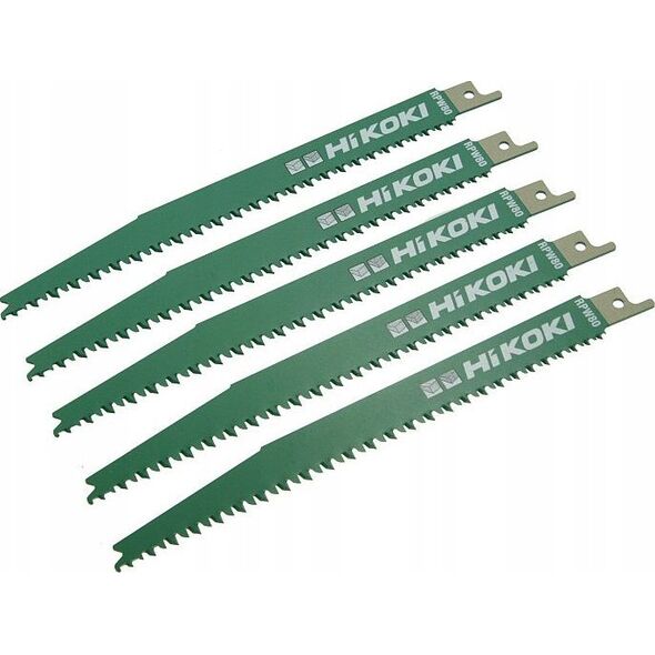 Hitachi Brzeszczot do piły szablastej RPW80 - 5 sztuk
