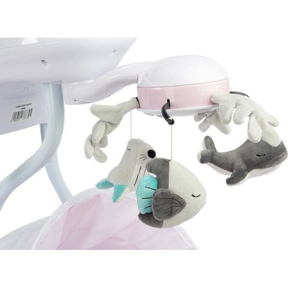 Caretero Huśtawka elektryczna Raffi Pink (TERO-8092)