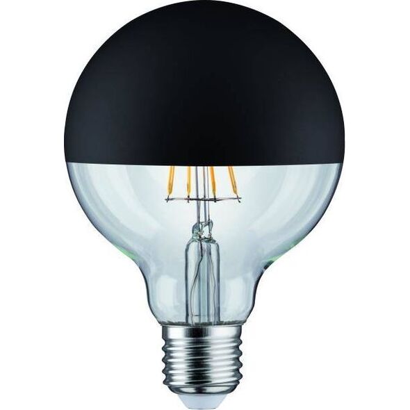 Paulmann Źródło LED G95 zwierciadło 6W 230V 520lm E27 2700K Czarny Mat ściemniany