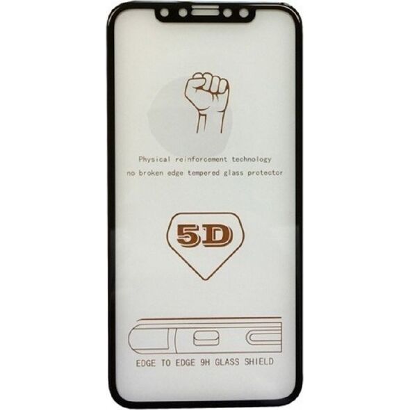 Szkło hartowane 5D Huawei Mate 20 Lite czarne Full glue