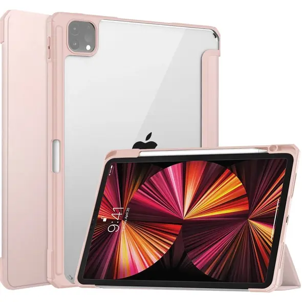 Bizon Case Tab Clear Matt Apple iPad Pro 11 2022/2021/2020/2018 rose gold