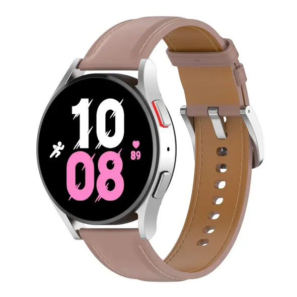 Bizon Strap Watch Casual Samsung Galaxy Watch FE/7/6/6 Classic/5/5Pro/4/4 Classic pink