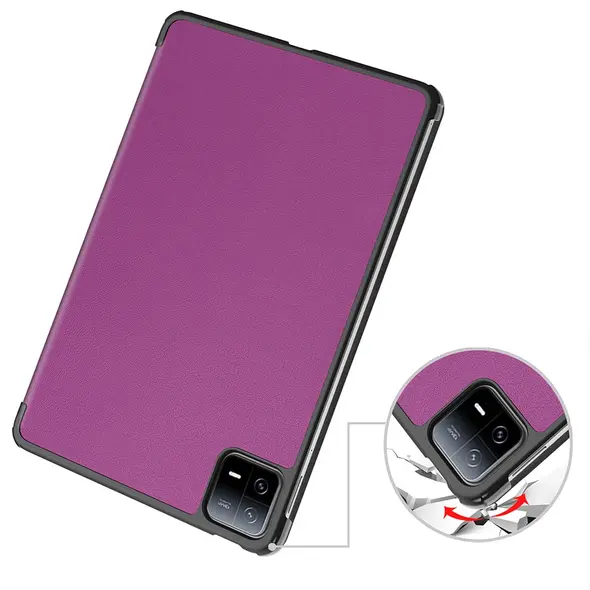 Bizon Case Tab Croc Xiaomi Pad 6 / Pad 6 Pro dark purple