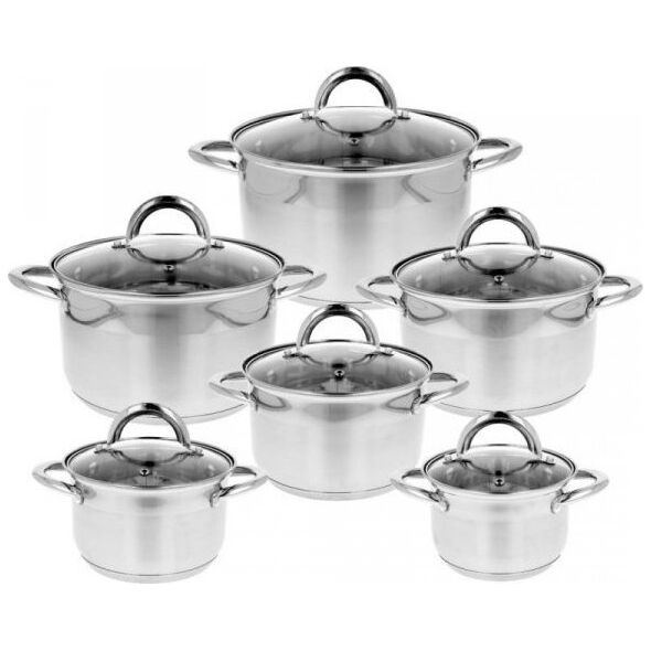 Brunbeste GARNKI STALOWE ZESTAW 12 EL. BRUNBESTE BB-2152