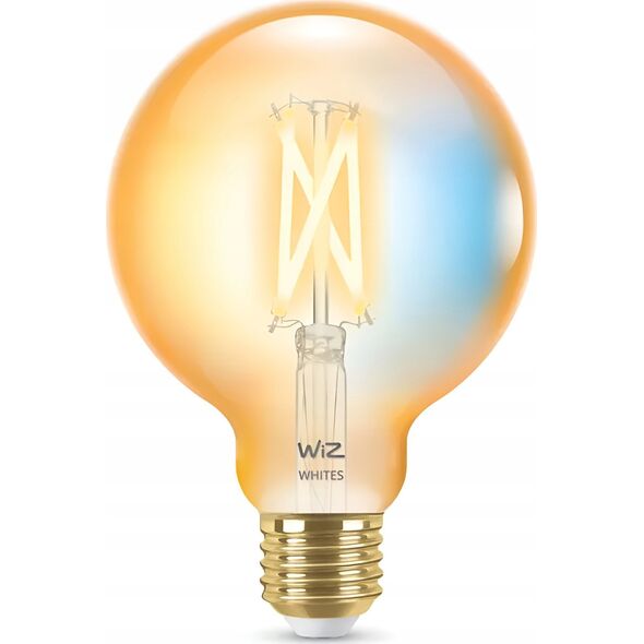 Signify WiZ Filament 50W E27 Globeform G95 Amber Einzelpack.