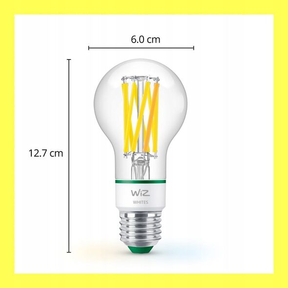 Signify WiZ White 60W E27 A60 Standard Filament clear Tunable Einzelp.
