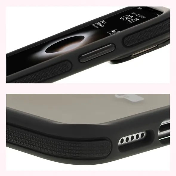 Bizon Case Eclipse Apple iPhone 11 smoky with a black frame
