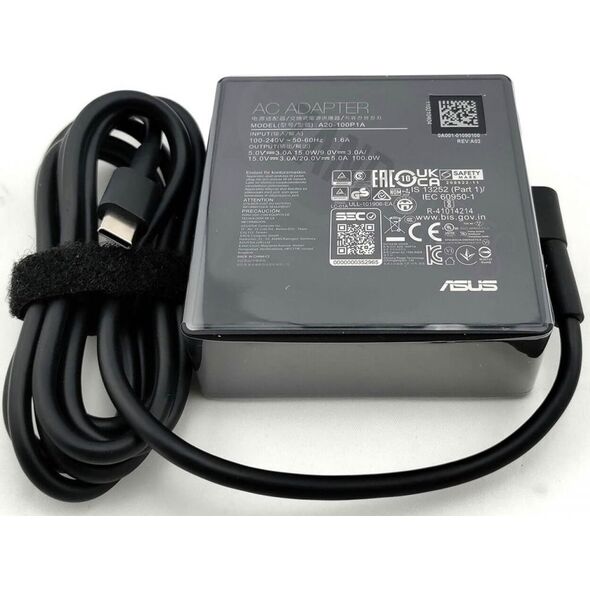 Zasilacz Asus ASUS 0A001-01090100 adapter zasilający/ inwentor Wewnętrzna 100 W Czarny
