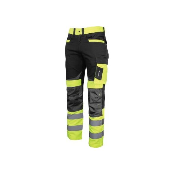 Lahti Pro Spodnie Ostrzegawcze Czarno-żółte 2XL (L4051105)