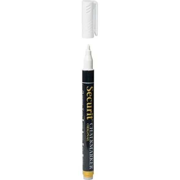 Securit Chalkmarker Securit hvid 1-2mm 7stk/pak - (7 stk.)