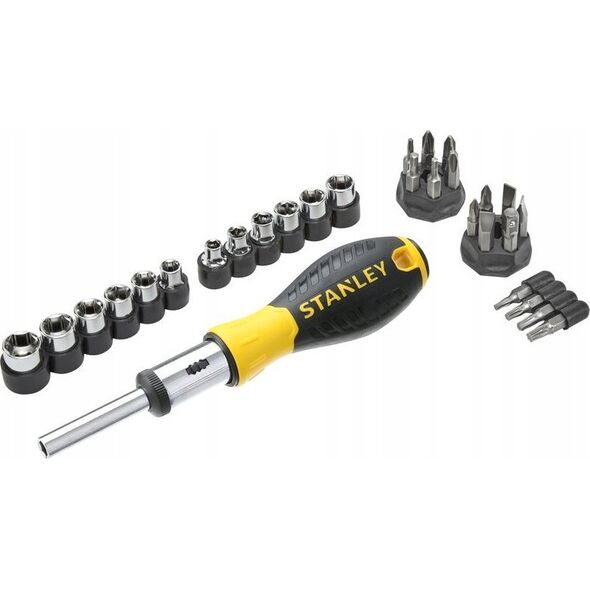 RATCHET SCREWDRIVER + 29 BITS AND SOCKETS