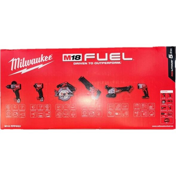 MILWAUKEE.POWERPACK M18FPP6G3-502B