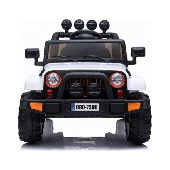 Lean Sport Auto na Akumulator Jeep BRD-7588 Biały 4x4
