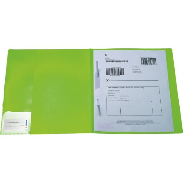 Herma HERMA Schnellhefter A4 neon grün Polypropylene 3St. 13342210 4008705945257