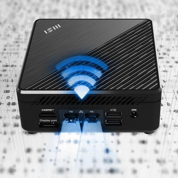 Komputer MSI MSI Cubi N ADL-007DE Intel® N N100 4 GB DDR4-SDRAM 128 GB SSD Windows 11 Pro Mini PC Czarny