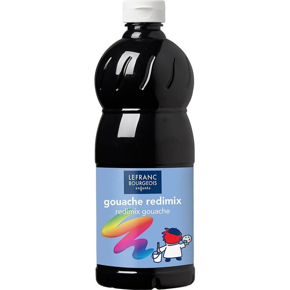Carioca LEFRANC BOURGEOIS Temperafarbe schwarz 500,0 ml