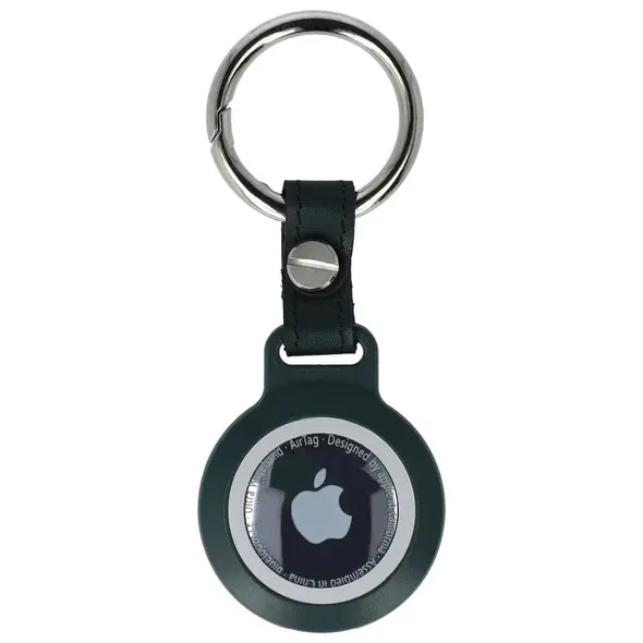 Bizon Case Locator Waterproof Apple AirTag green