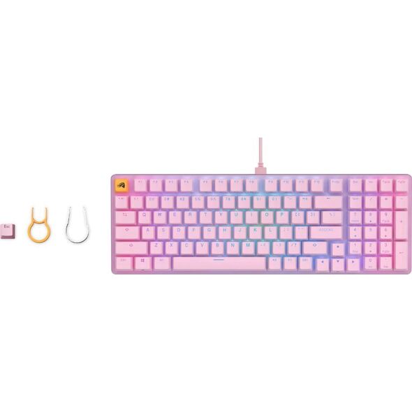 Glorious PC Gaming Race Glorious GMMK 2 Full-Size Tastatur - Fox Switches, ANSI-Layout, pink