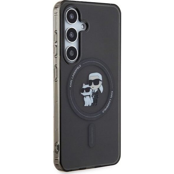 Karl Lagerfeld Karl Lagerfeld KLHMS24SHGKCNOK S24 S921 czarny/black hardcase IML Karl&Choupette MagSafe NoSize