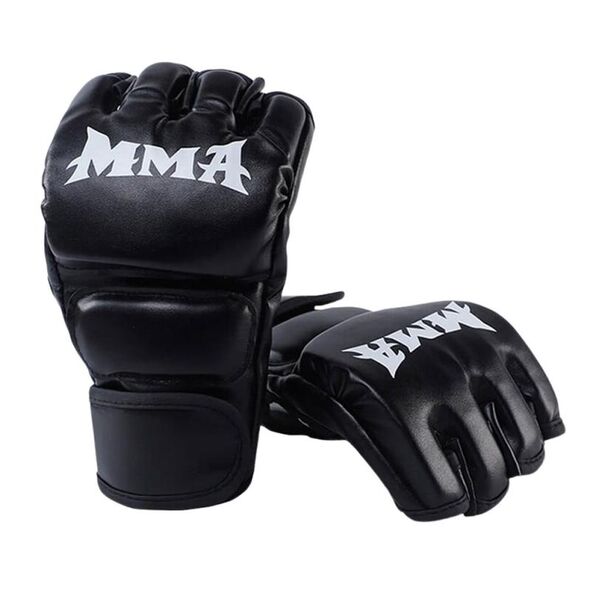 Γάντια Πυγμαχίας Κοφτά MMA One Size Μαύρο 1110510010022 1110510010022 έως και 12 άτοκες δόσεις