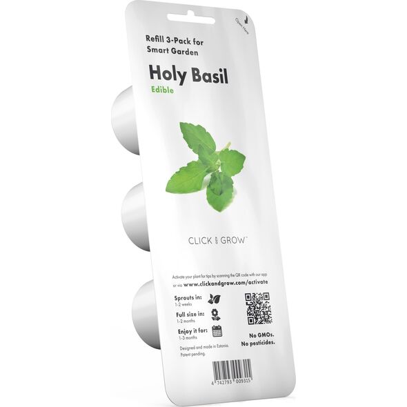 Click And Grow Click & Grow Smart Garden αναπλήρωση Holy Basil 3 τεμ 13927309 4742793009315