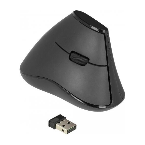 Delock Mouse Delock Ergonomische vertikal optische 5-Tasten Maus 2,4 GHz kabellos - Lautlos 13929677 4043619126224