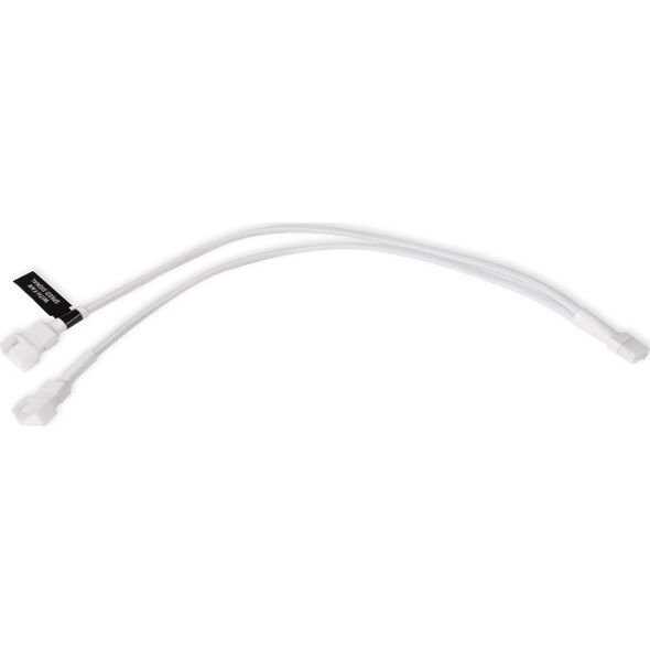 Alphacool Alphacool Y-Splitter 4-Pin auf 2x 4-Pin PWM 30cm - weiß 13938799 4250197187237