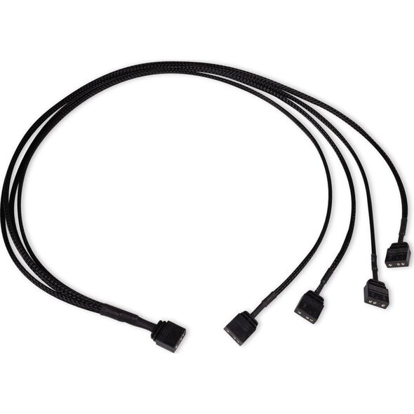 Alphacool Alphacool Y-Splitter aRGB 3-Pin auf 4x 3-Pin 60cm - schwarz