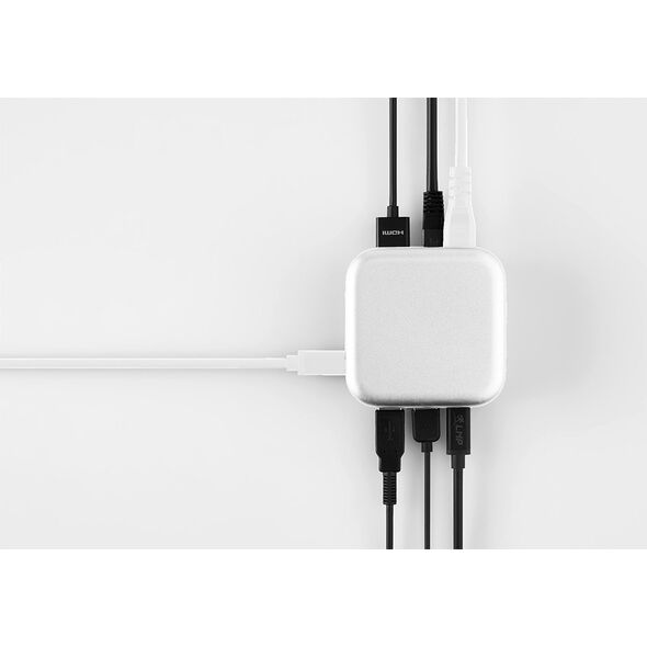 LMP PowerDock USB HUB - Προσαρμογέας τροφοδοσίας USB-C GaN & βάση σύνδεσης USB-C 5 θυρών - Λευκό 13939479 7640113437671