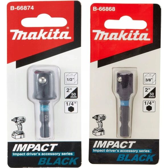Makita MAKITA ADAPTER 1/4" HEX -> 3/8" SQ 50mm IB 13919942 88381539999