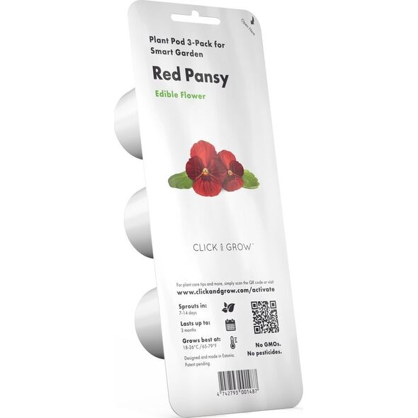 Click And Grow Click & Grow Smart Garden Refill Red Pansy 3 τεμ 13927265 4742793001487