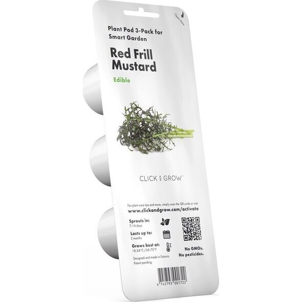 Click And Grow Click & Grow Smart Garden ανταλλακτικό Red Frill Mustard 3 τεμ 13927271 4742793001722