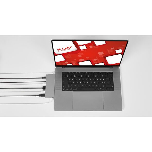 Τερματικό δικτύου LMP USB-C Compact Dock 2 4K 6 θυρών USB-C Dock, ιδανικό για MacBook Air/Pro M1/M2 - Space Grey 13931843 7640113437510