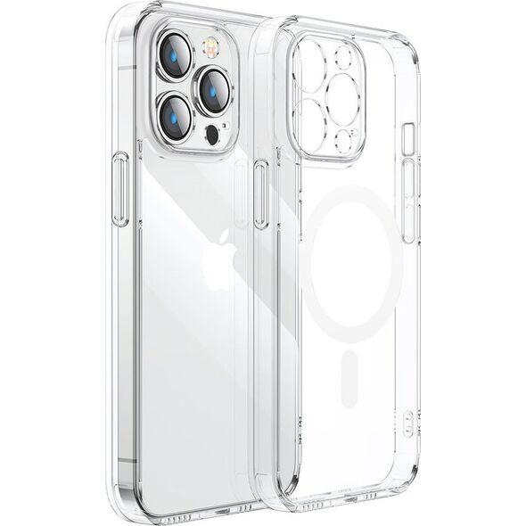 Joyroom Joyroom 14D Magnetic Case magnetyczne etui do iPhone 14 kompatybilne z MagSafe przezroczysty (JR-14D5)
