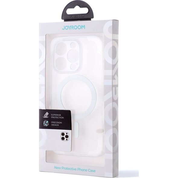 Joyroom Joyroom 14D Magnetic Case magnetyczne etui do iPhone 14 kompatybilne z MagSafe przezroczysty (JR-14D5)