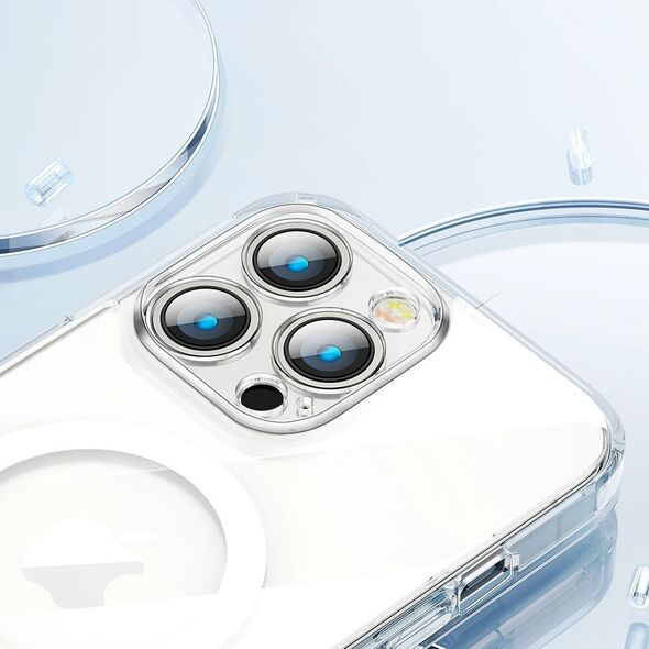 Joyroom Joyroom 14D Magnetic Case magnetyczne etui do iPhone 14 kompatybilne z MagSafe przezroczysty (JR-14D5)
